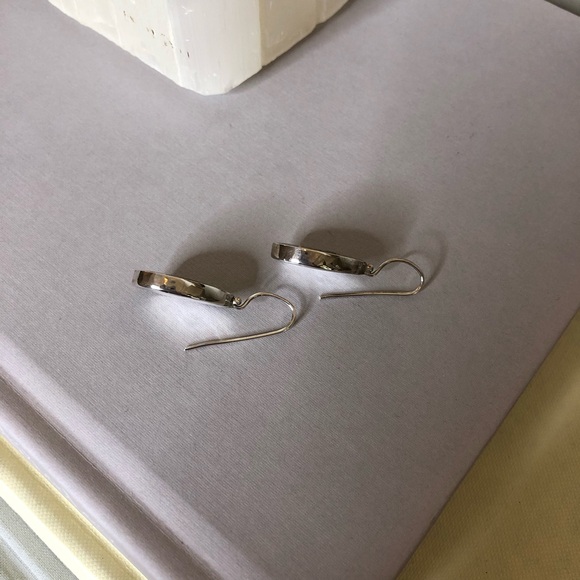 925 Sterling Silver Abalone Earrings - Picture 2 of 6